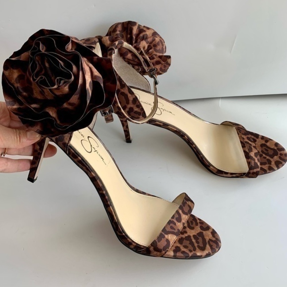 Jessica Simpson Ellira Sandals Leopard Print